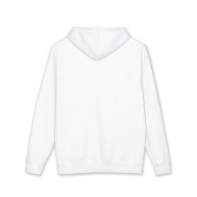 White hoodie with 'King of the Beach' text and logo on a white background