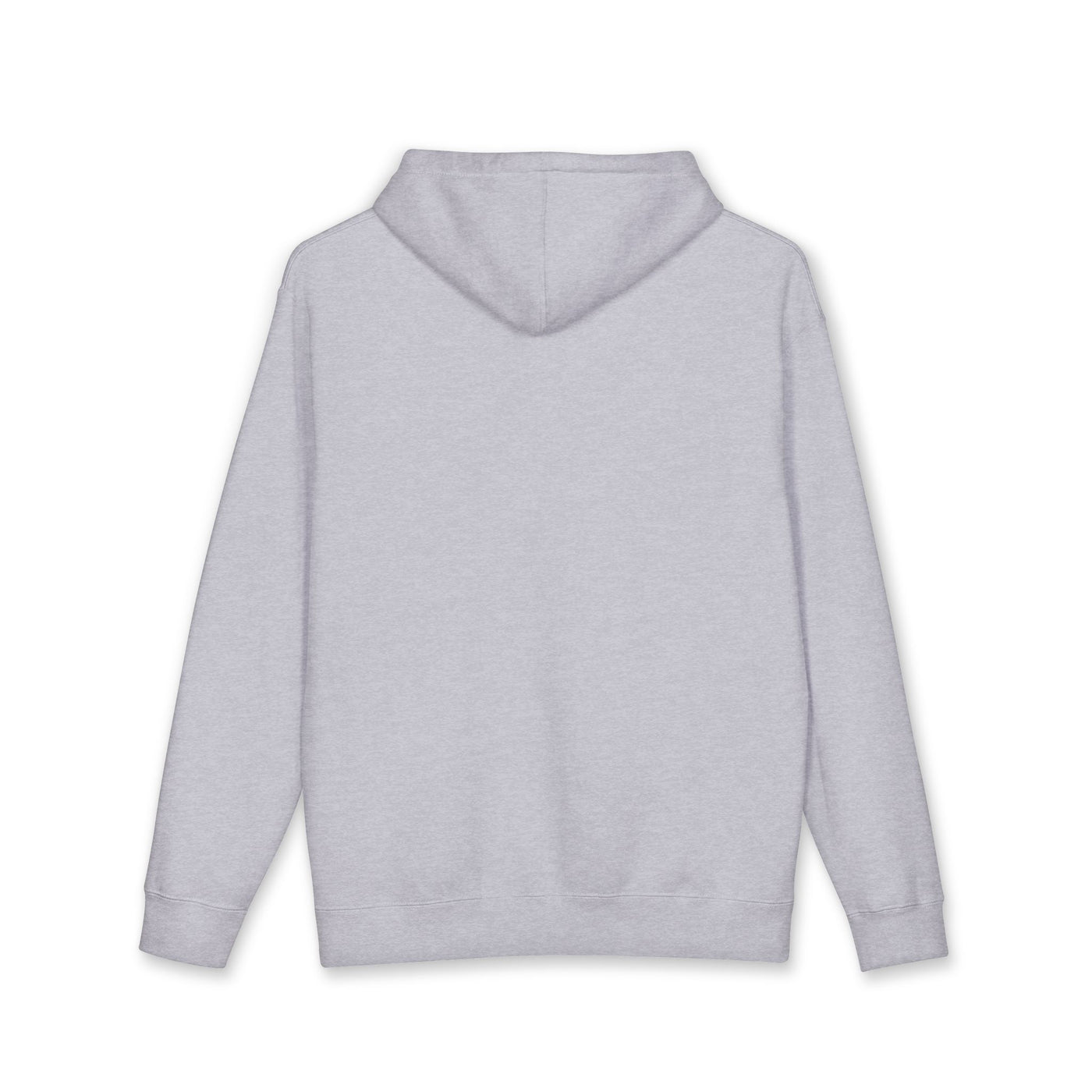 Light gray hoodie on a white background