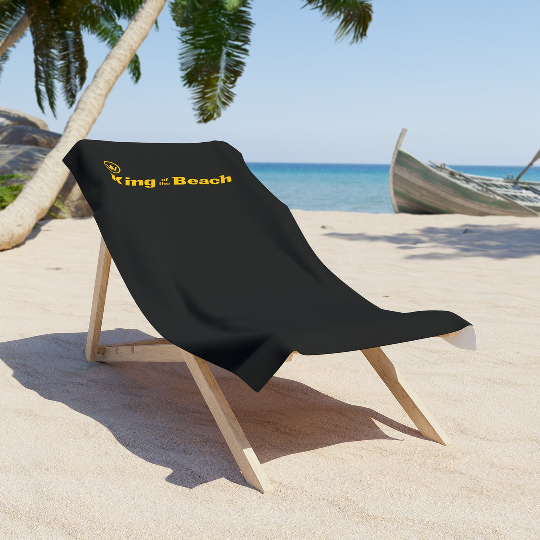 MIRAMAR® TERRY Black King of the Beach® Signature Beach Towel
