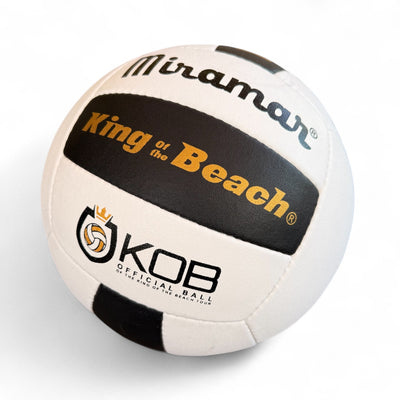 Miramar King of the Beach volleyball on a white background
