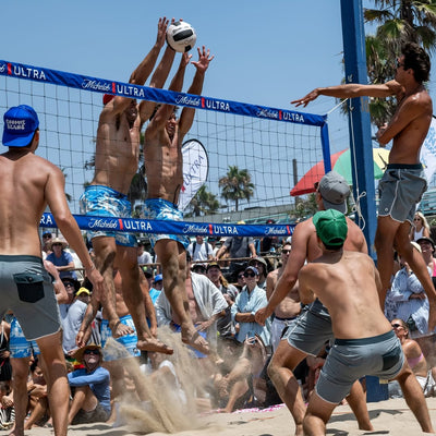 King of the Beach®/MIRAMAR® KOTB PRO-GL Professional Leather Beach Volleyball