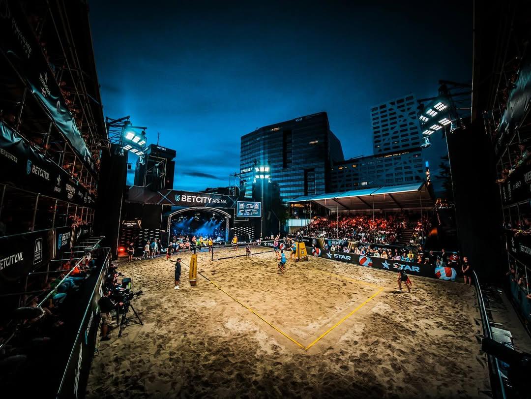 Queen & King of the Court® Miramar Beach Volleyball Stadium