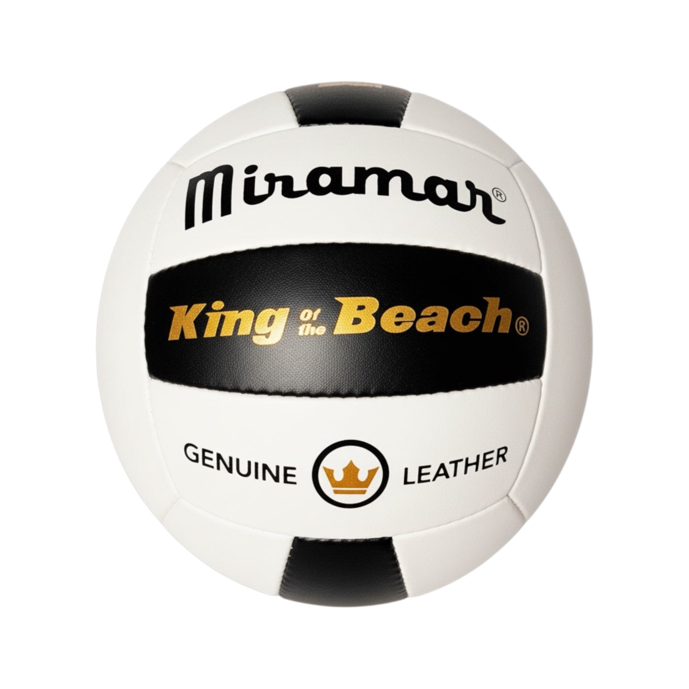 Miramar King of the Beach KOTB. PRO GL genuine leather professional beach  volleyball on a white background