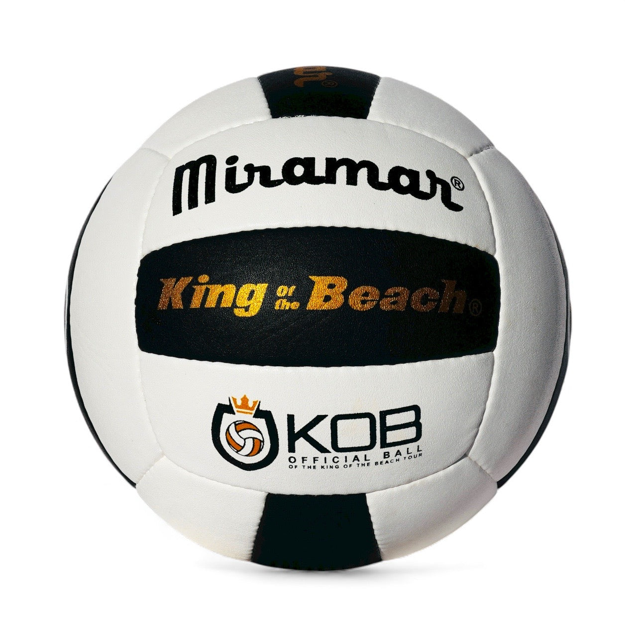 Miramar King of the Beach volleyball on a white background