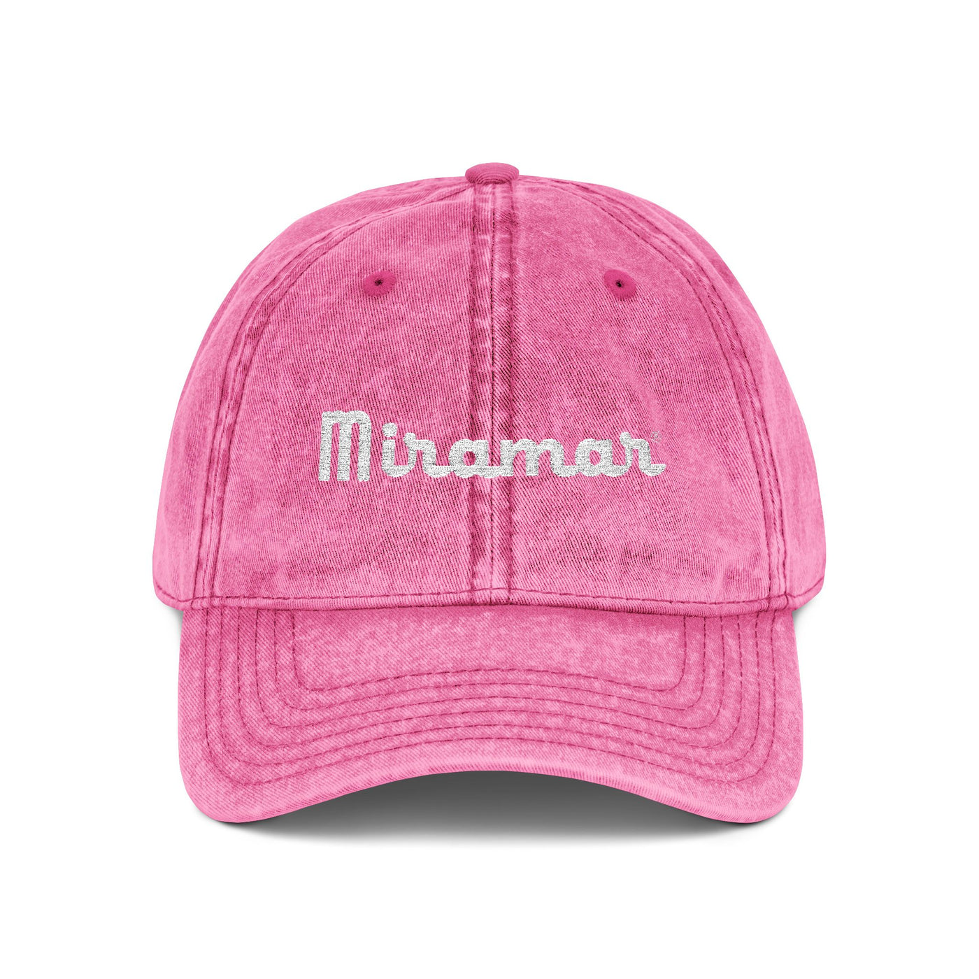Pink denim baseball cap 'Miramar' 