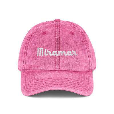 Pink denim baseball cap 'Miramar' 