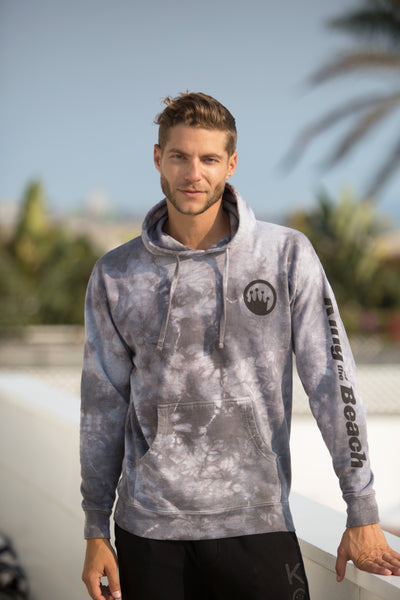 BEACH® Tie Dye Crystal Wash Hoodie