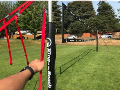 King of the Beach - 4" Pro Tournament Outdoor Net System